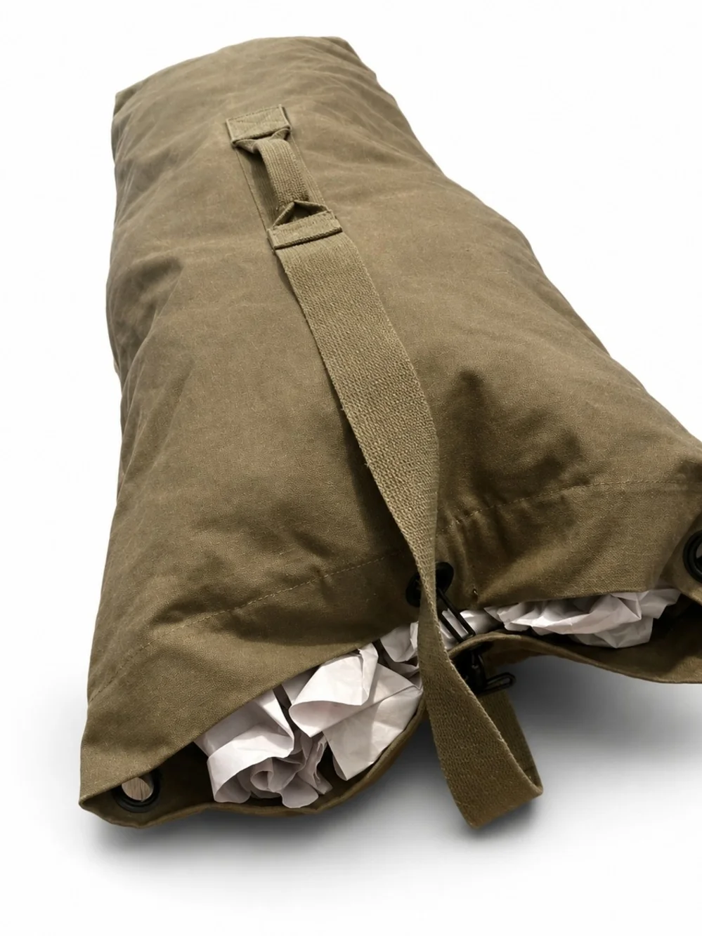 Rothco Olive Green Canvas Duffel with Shoulder Strap